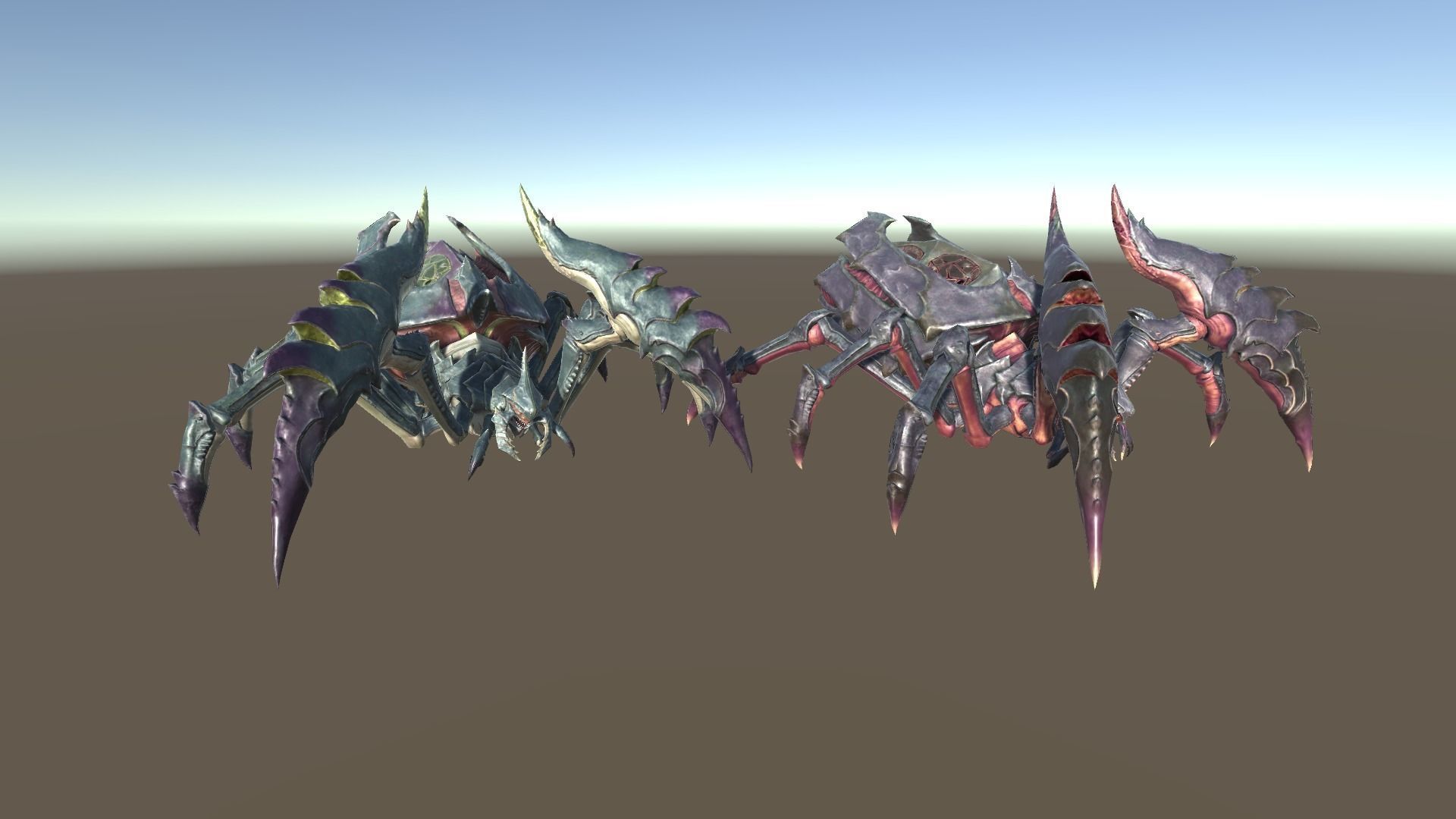 Giant Spiders Low-poly 3D model_10