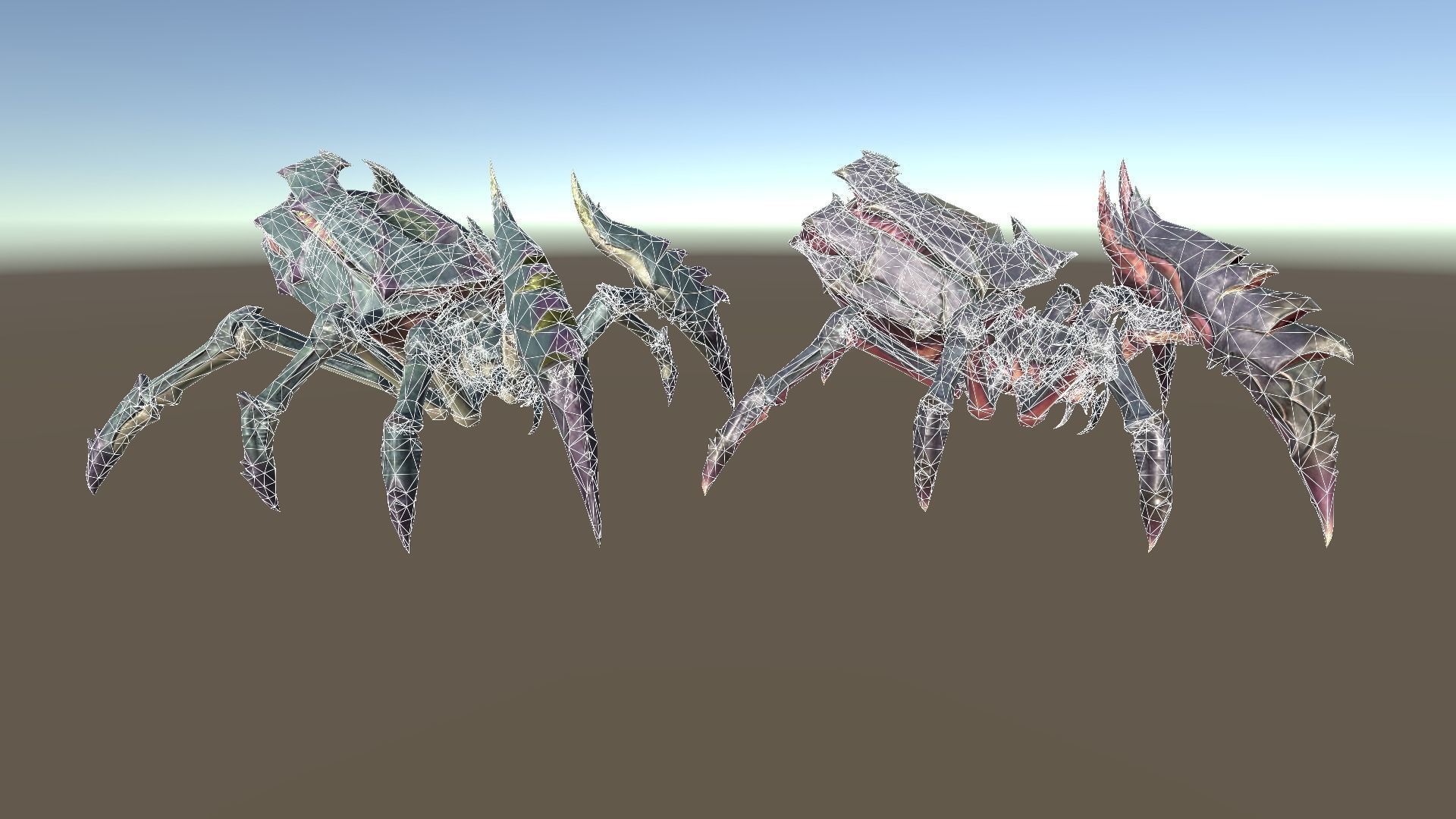 Giant Spiders Low-poly 3D model_18