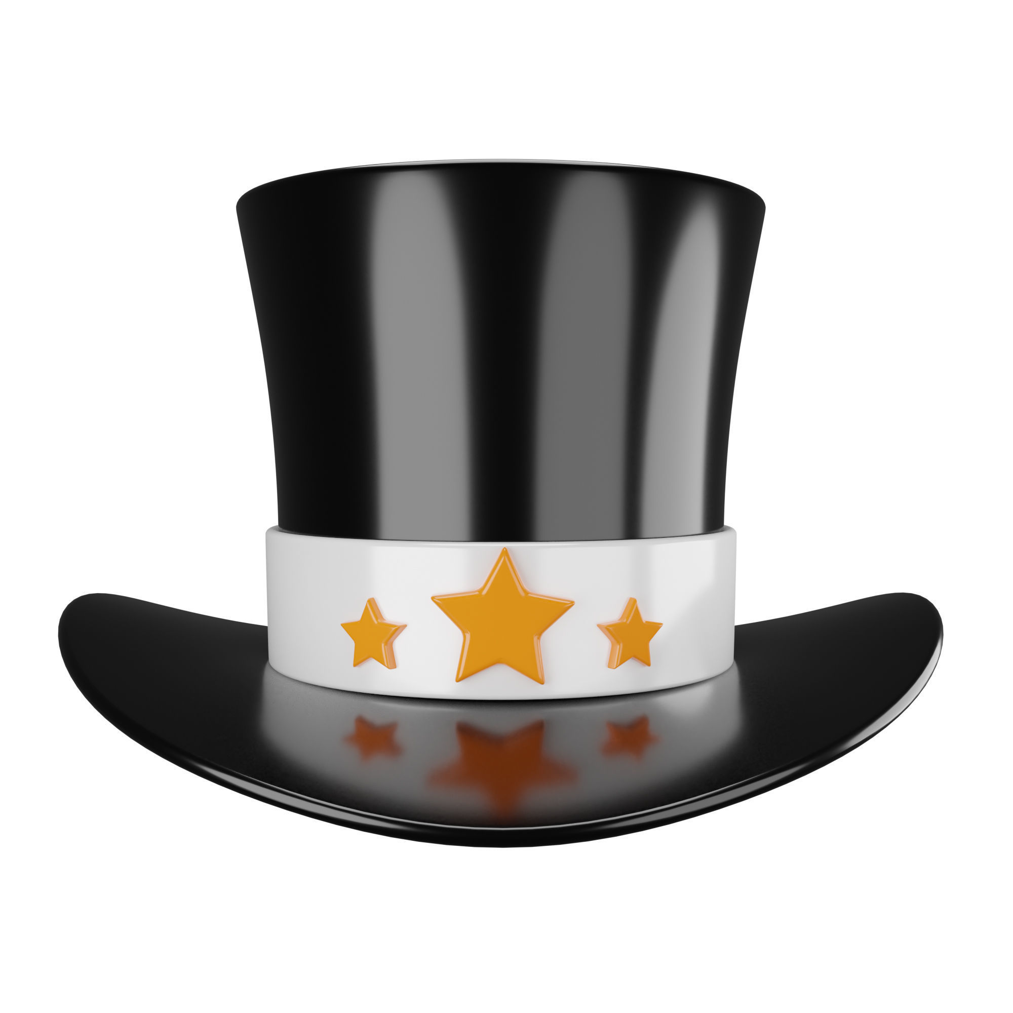 New Year Icon Pack 3D Model Low-poly 3D model_7