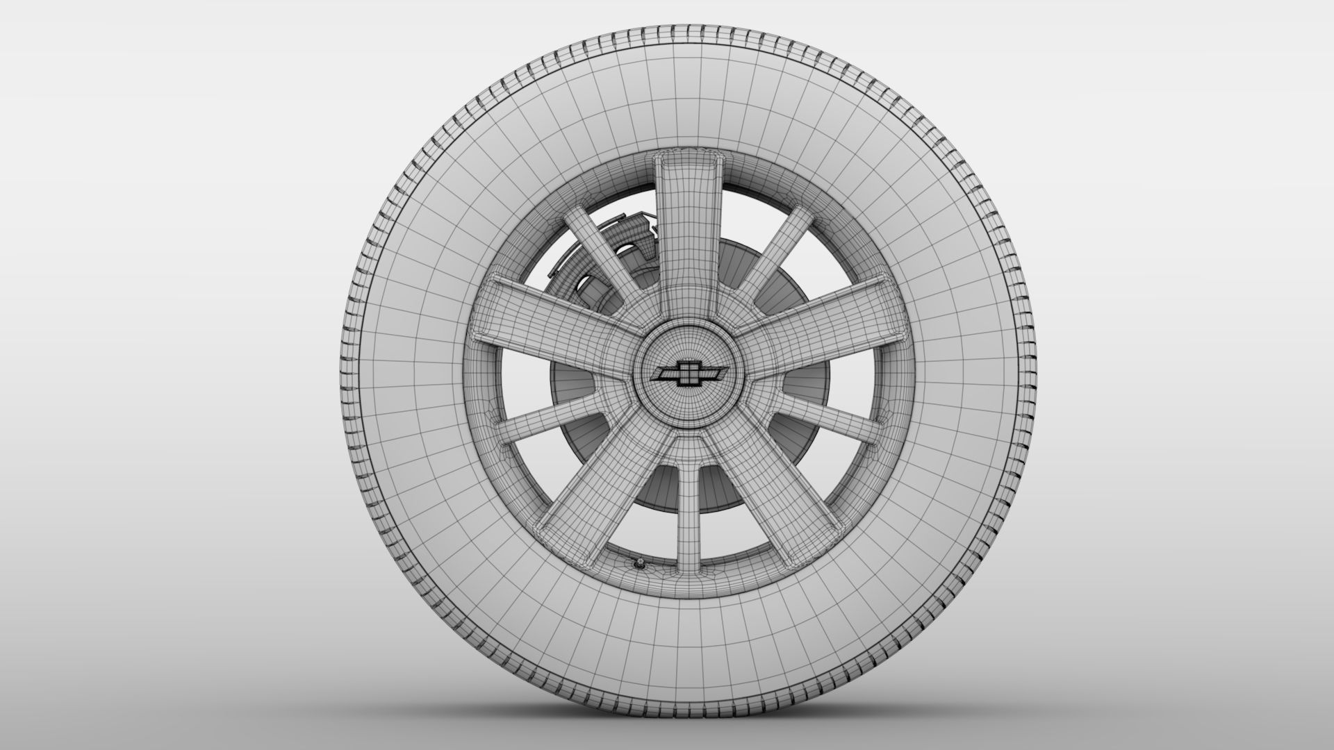 Chevrolet Silverado High Country wheel 2017 3D model_1