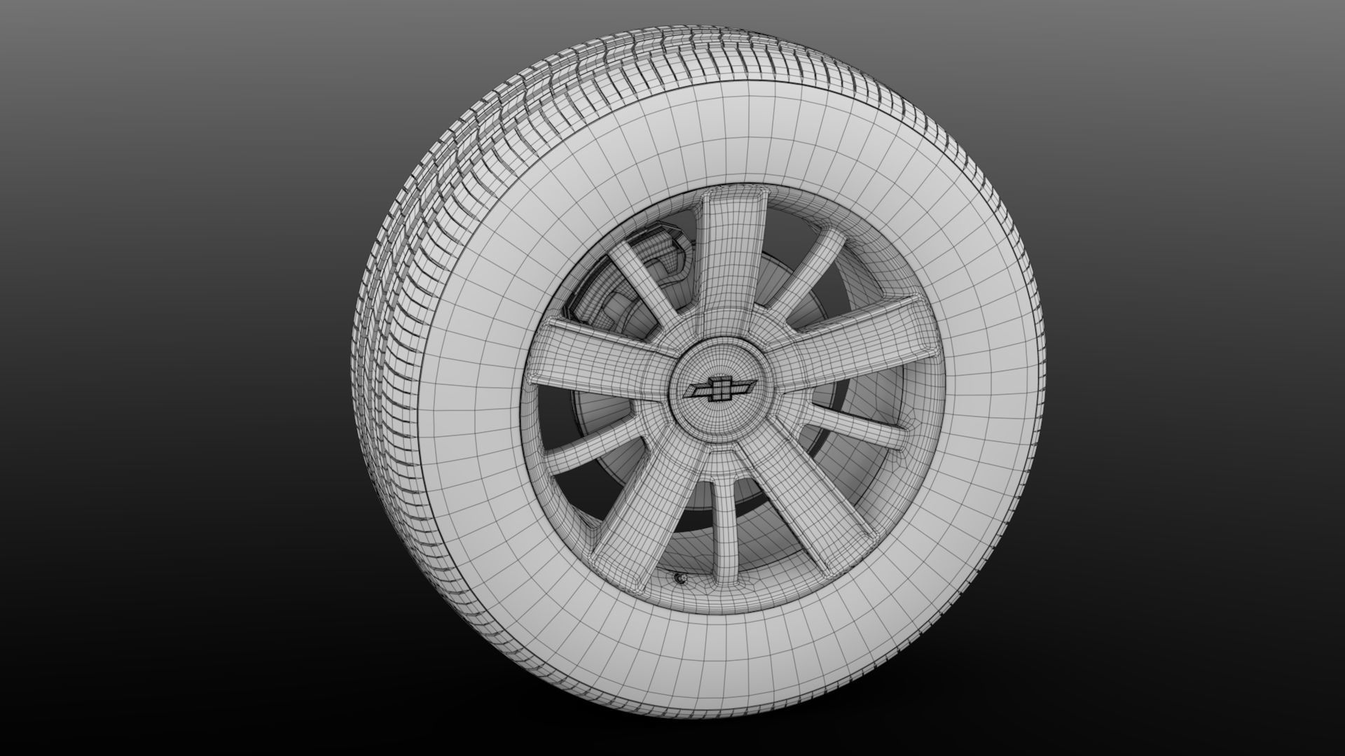 Chevrolet Silverado High Country wheel 2017 3D model_2