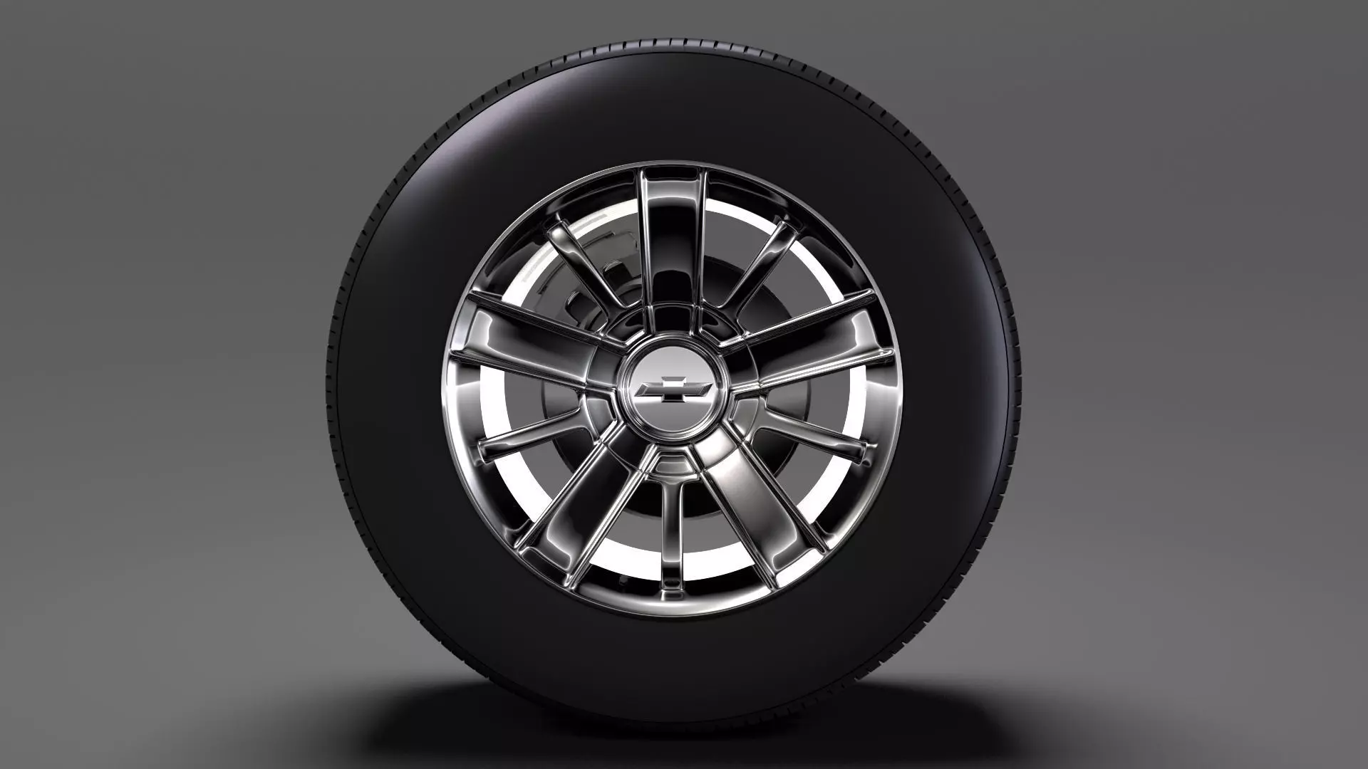 Chevrolet Silverado High Country wheel 2017 3D model_0