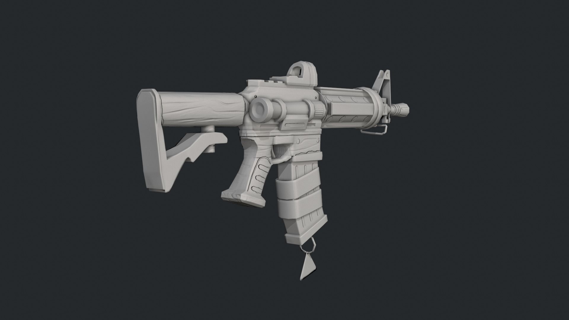 Stylized PBR Weapons Collection  Low-poly 3D model_82