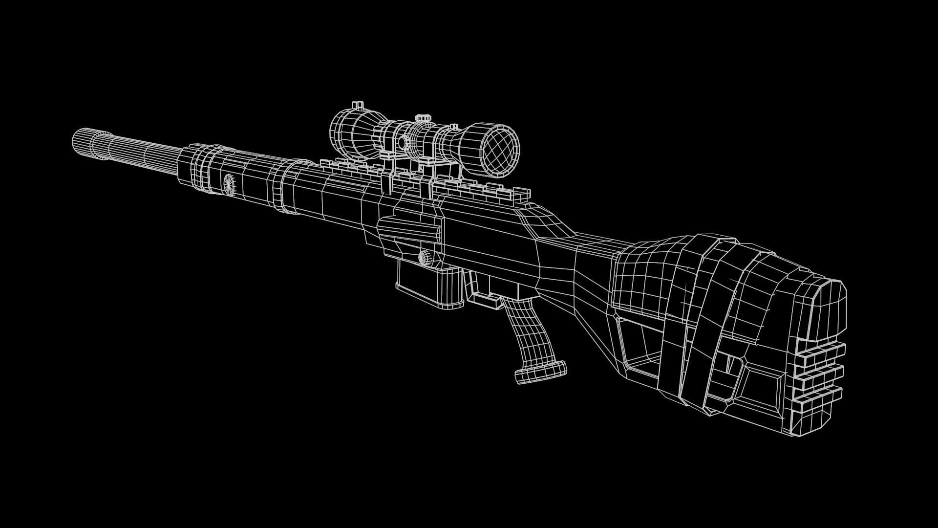 Stylized PBR Weapons Collection  Low-poly 3D model_112