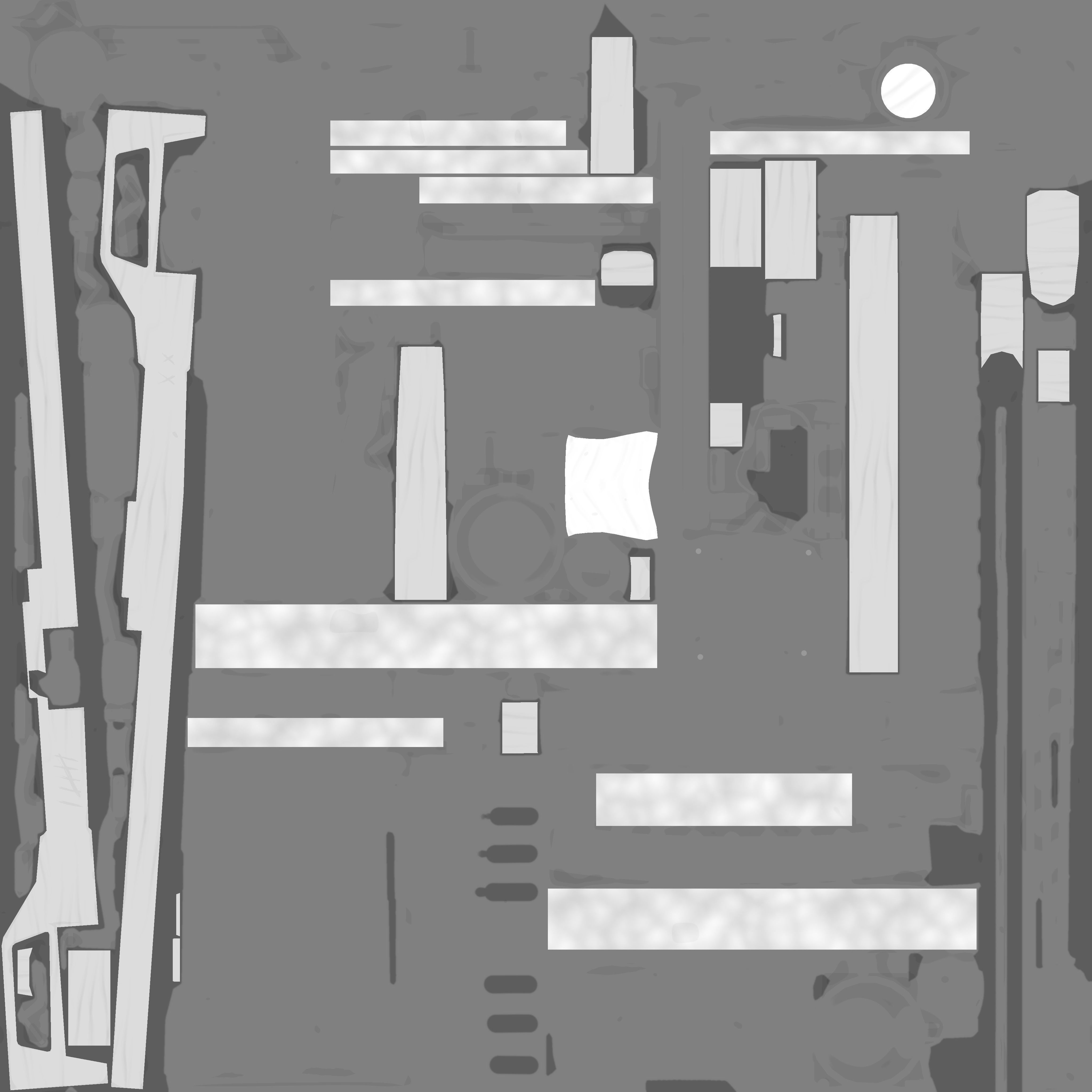 Stylized PBR Weapons Collection  Low-poly 3D model_133