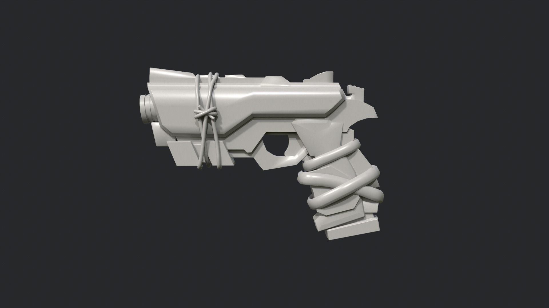 Stylized PBR Weapons Collection  Low-poly 3D model_117
