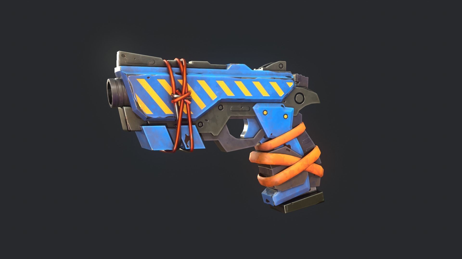 Stylized PBR Weapons Collection  Low-poly 3D model_54