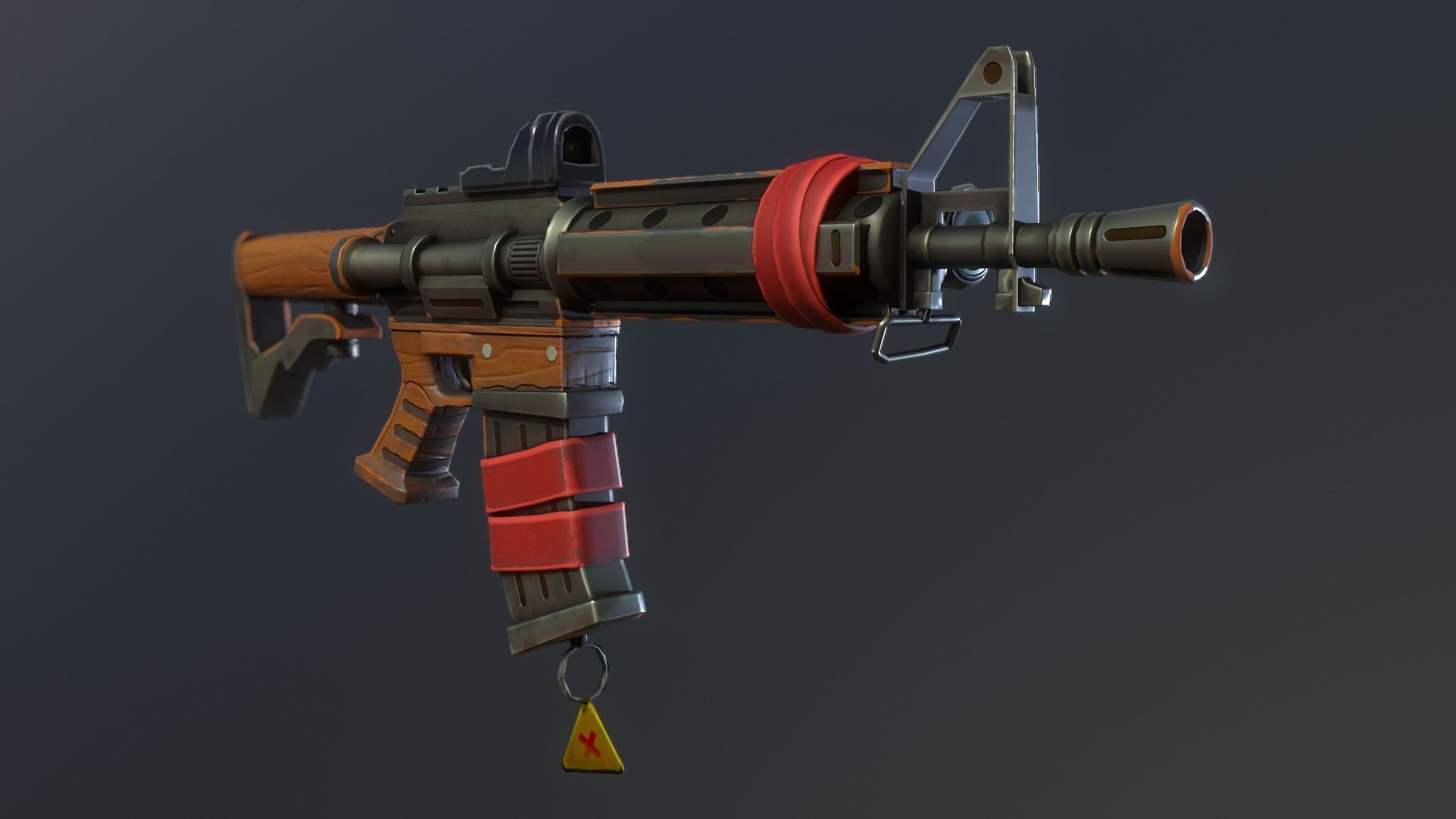 Stylized PBR Weapons Collection  Low-poly 3D model_32