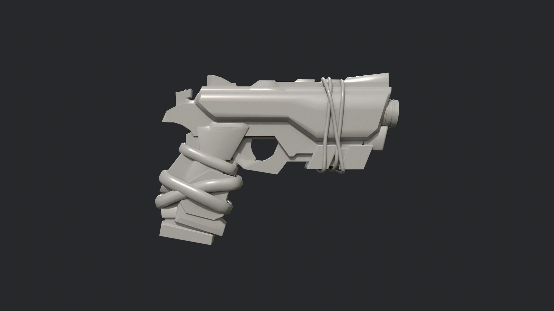 Stylized PBR Weapons Collection  Low-poly 3D model_115