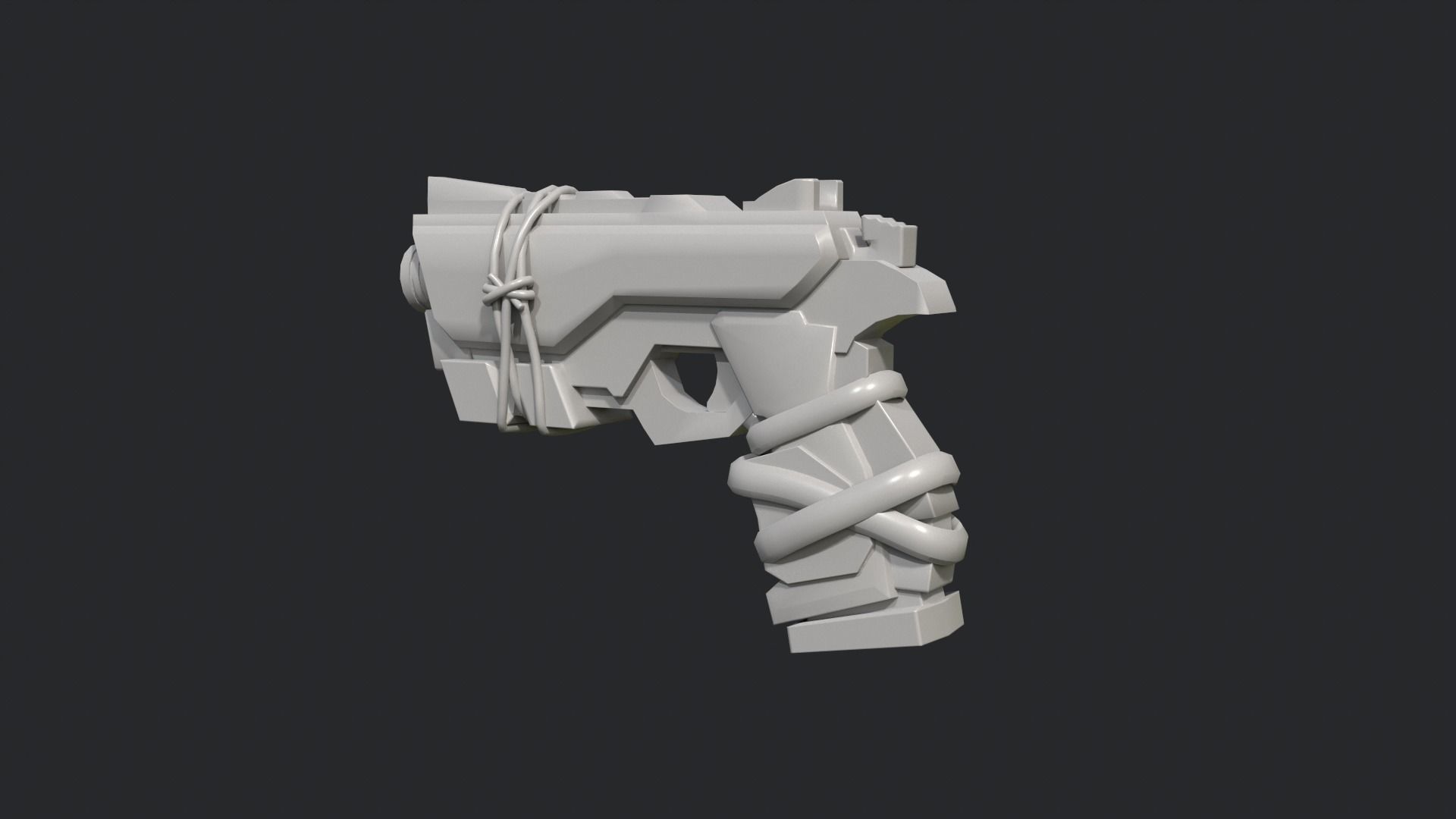 Stylized PBR Weapons Collection  Low-poly 3D model_116