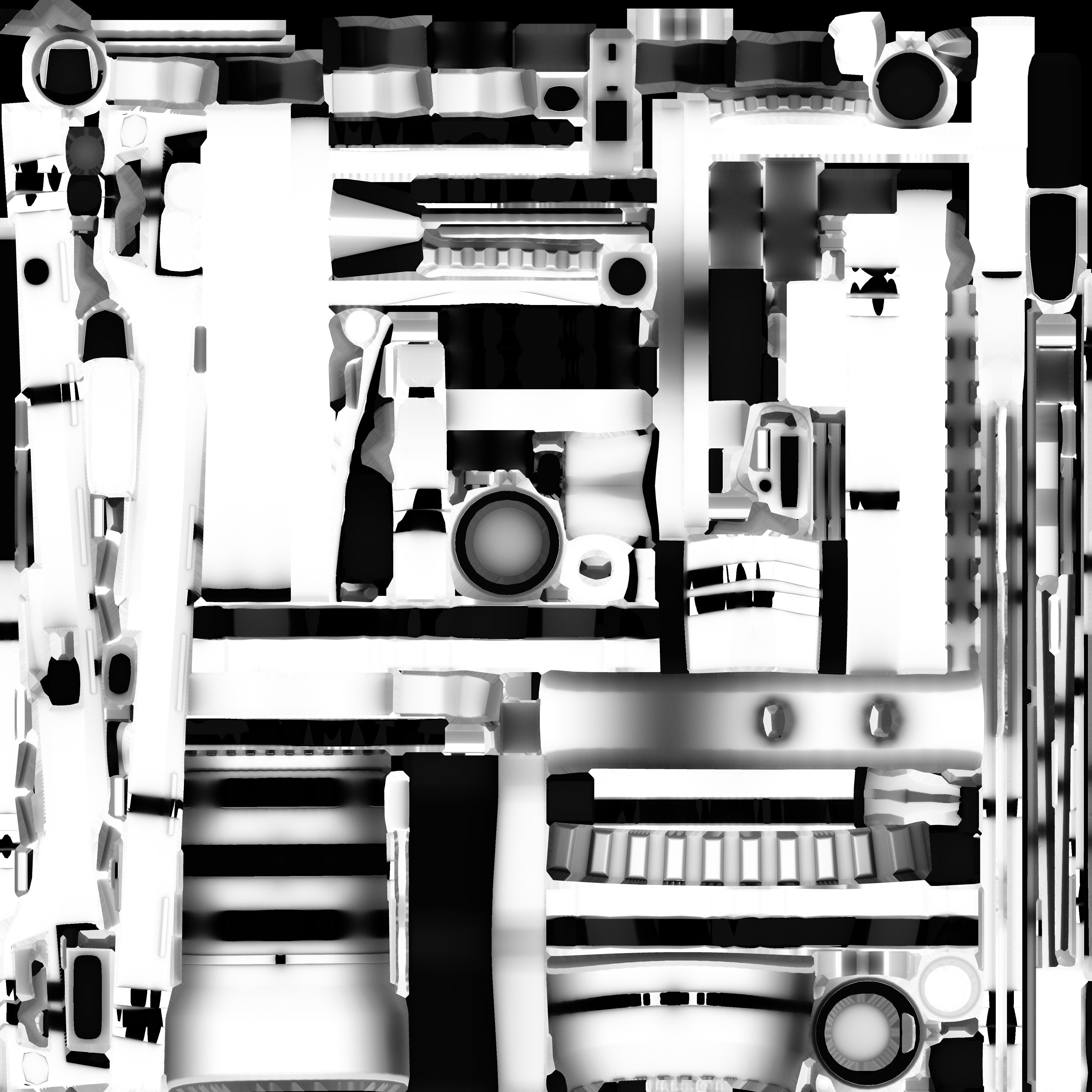 Stylized PBR Weapons Collection  Low-poly 3D model_144