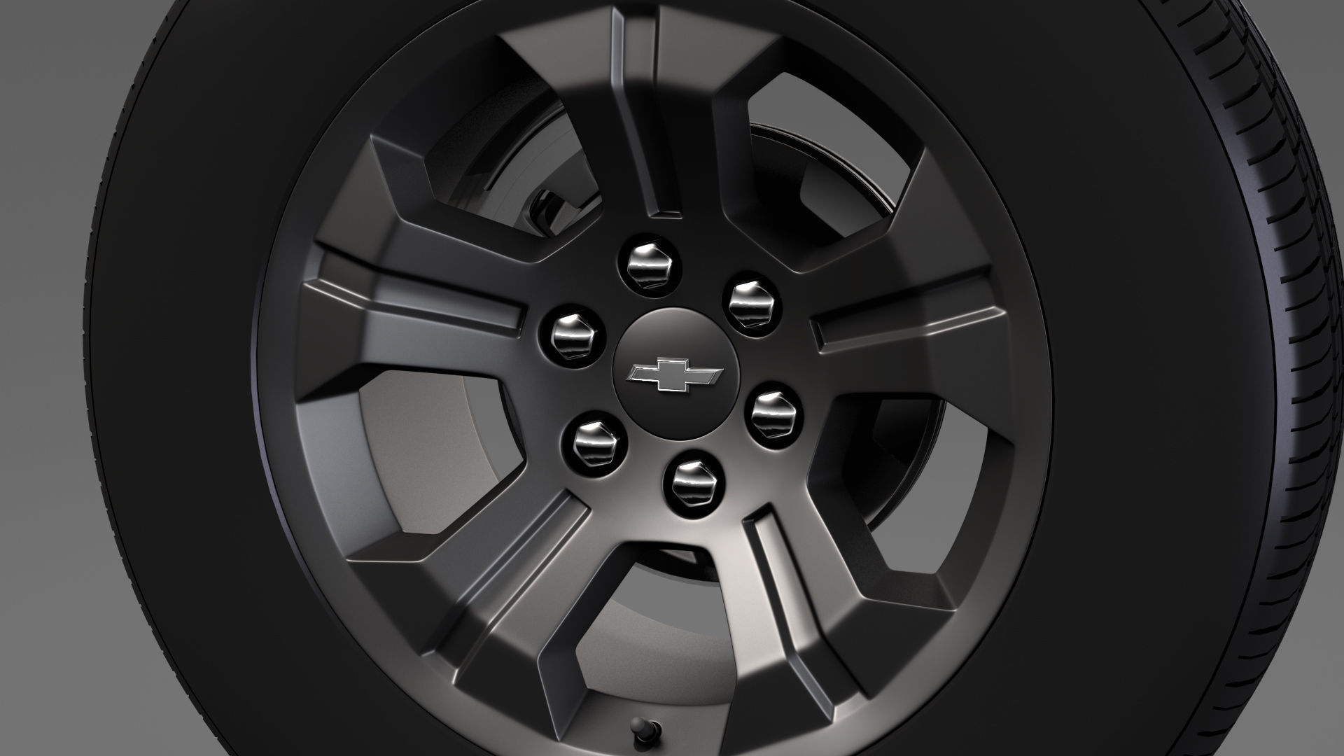 Chevrolet Silverado LT Z71 wheel 2017 3D model_10