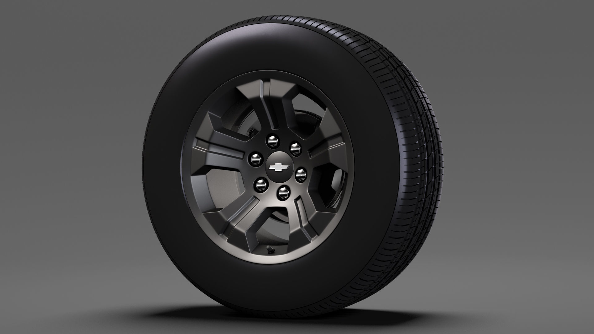 Chevrolet Silverado LT Z71 wheel 2017 3D model_9