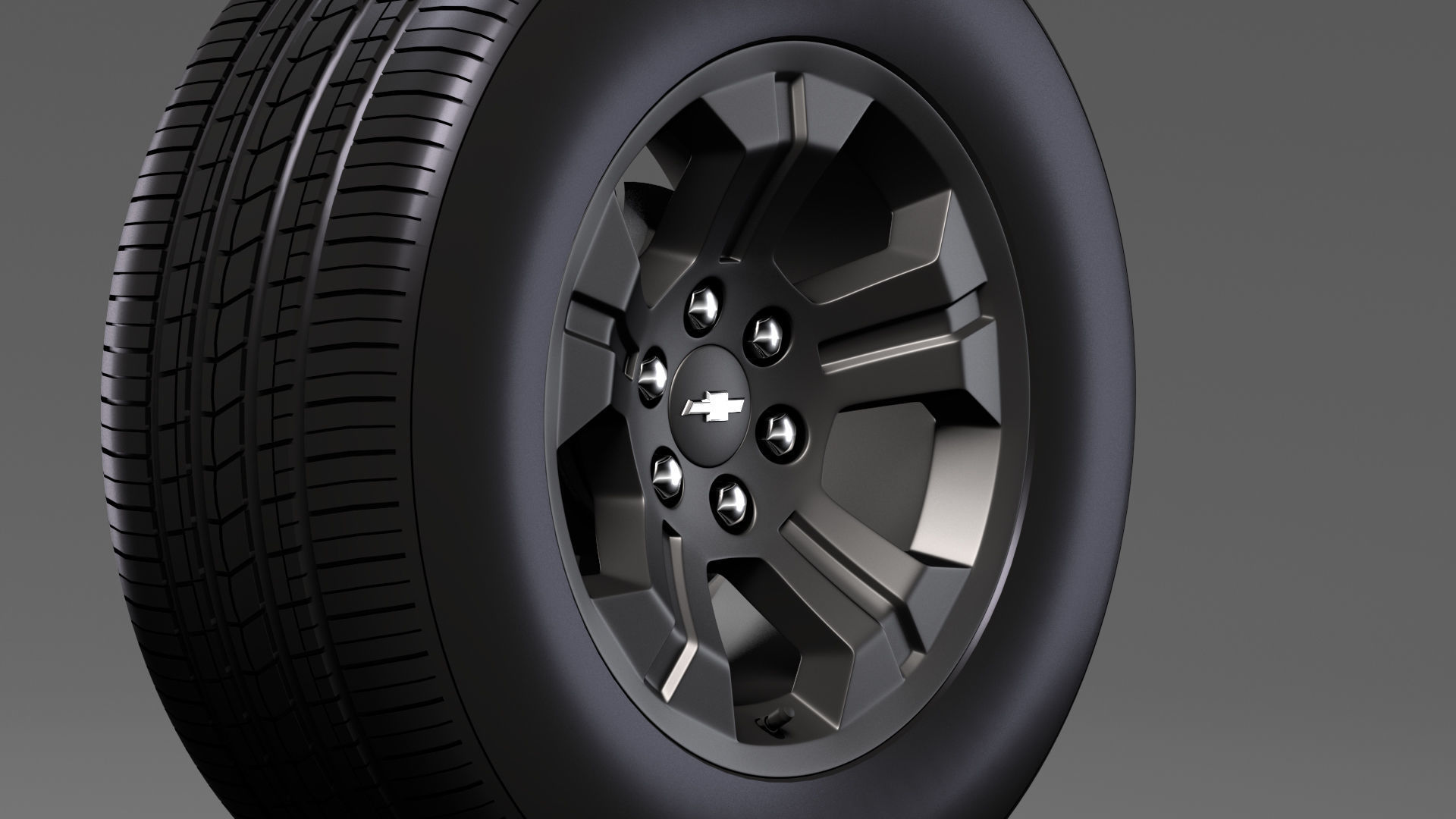 Chevrolet Silverado LT Z71 wheel 2017 3D model_8