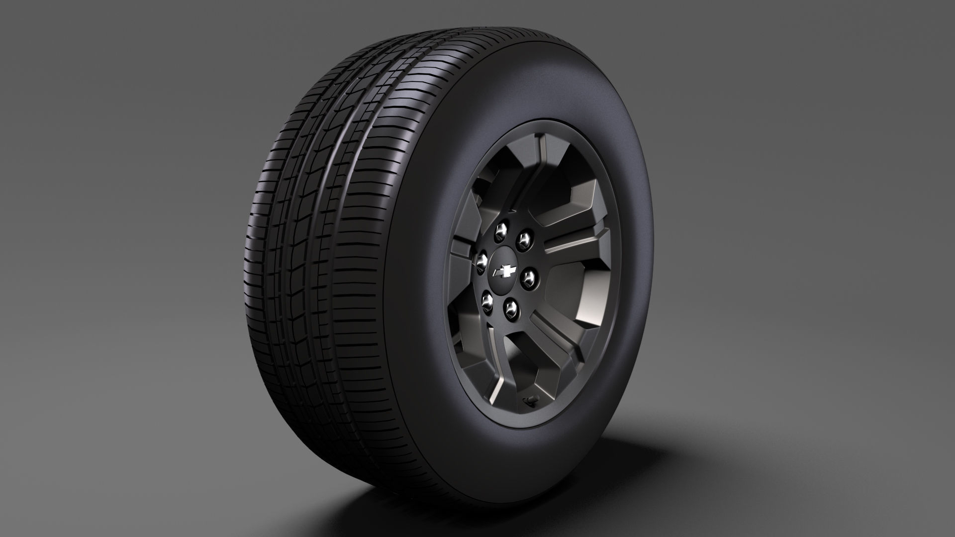 Chevrolet Silverado LT Z71 wheel 2017 3D model_7
