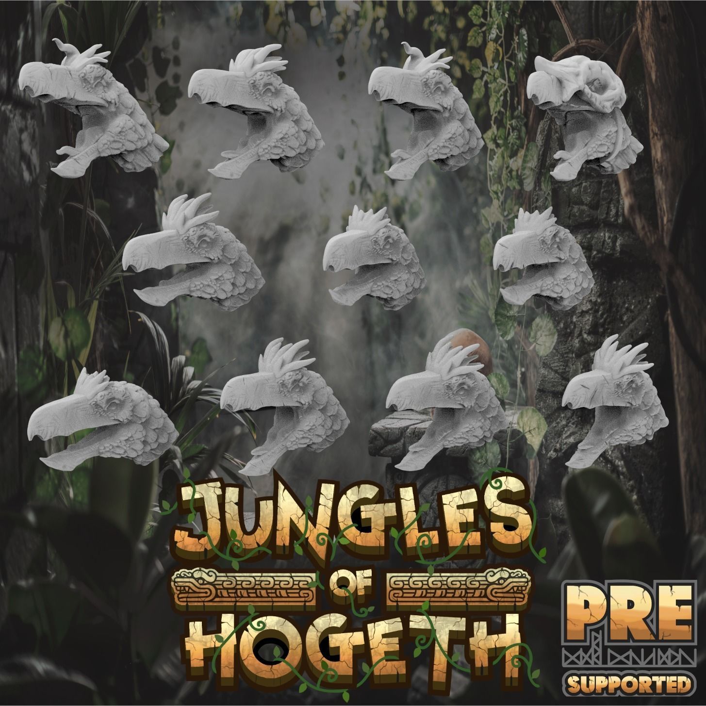 Modular Bird Riders 3D print model_3