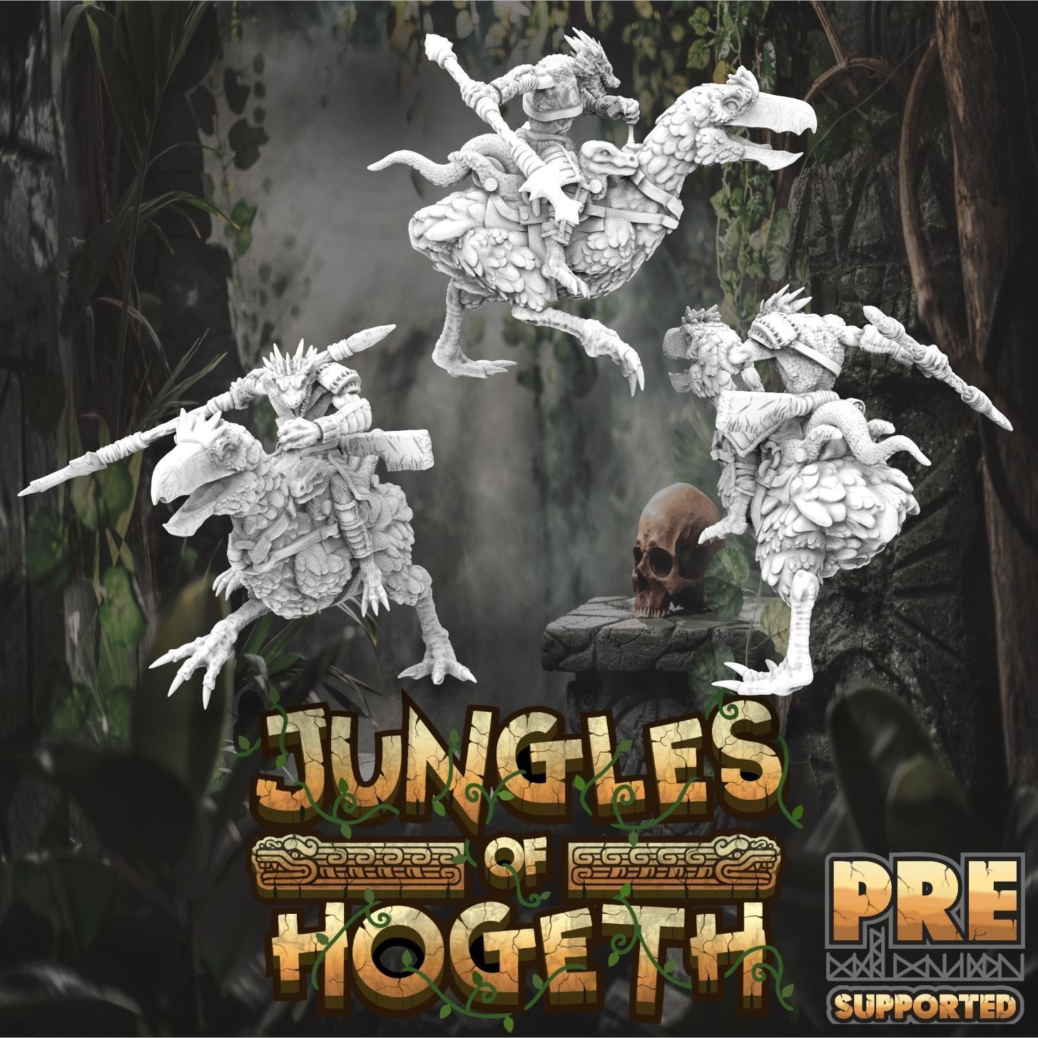 Modular Bird Riders 3D print model_1