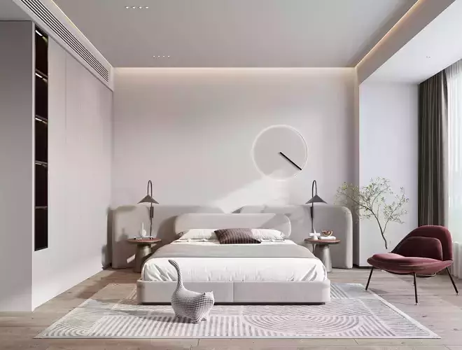 Modern Bedroom 3D model