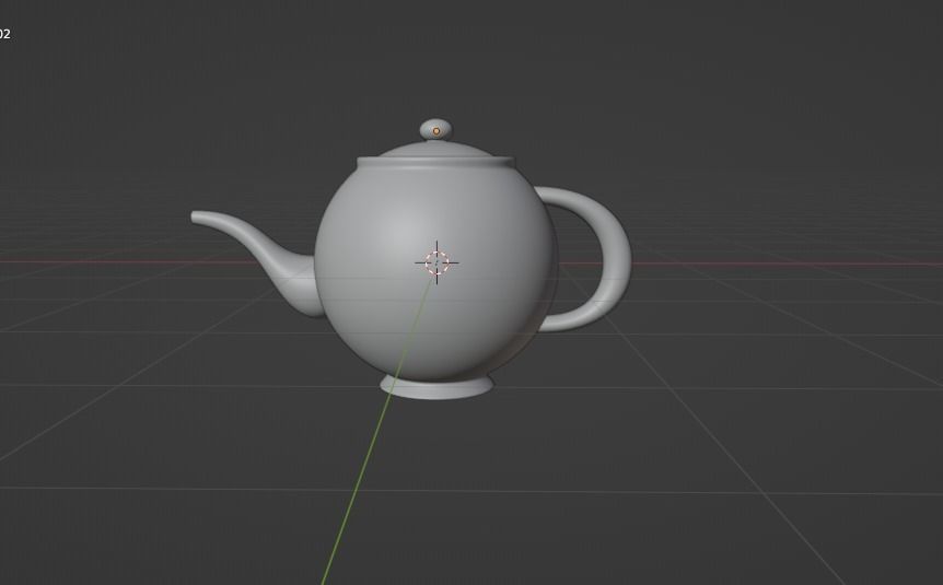 tea pot 3D model_2