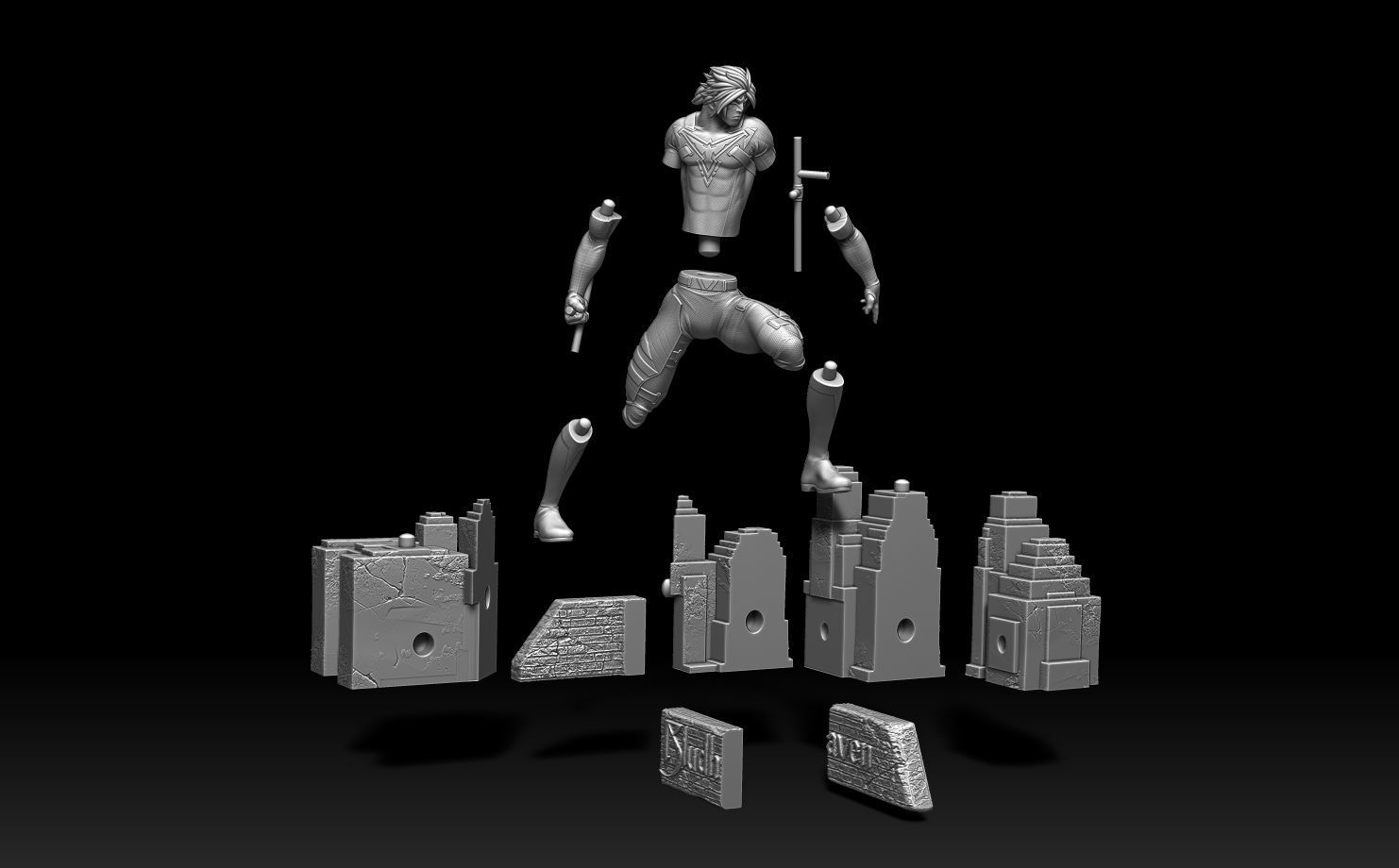 Nightwing aka Dick Grayson 3D print model_23