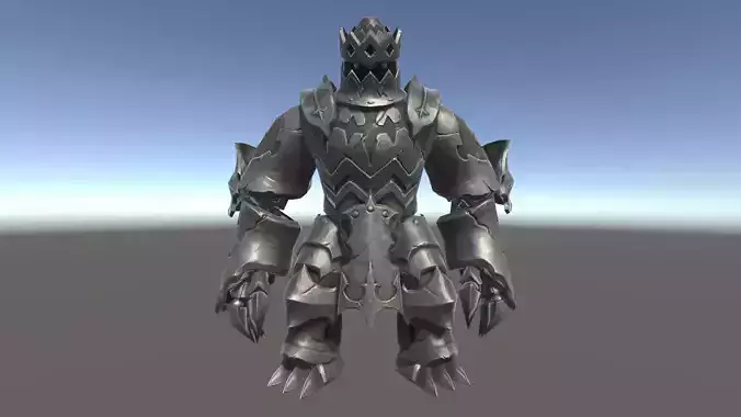 Mechanic Golems Low-poly 3D model