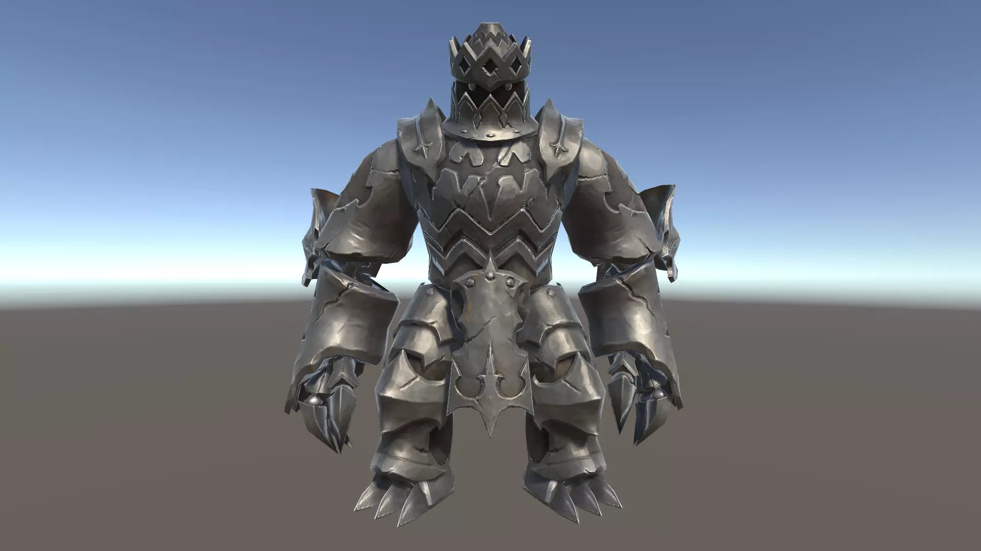 Mechanic Golems Low-poly 3D model_0