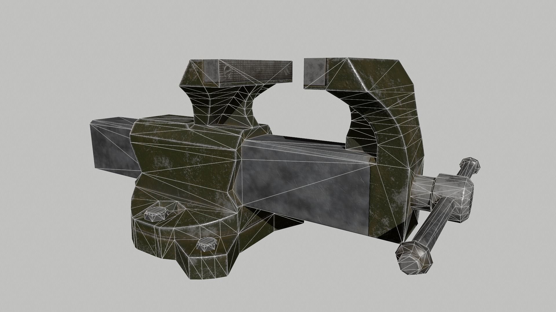 vice tool Low-poly 3D model_7