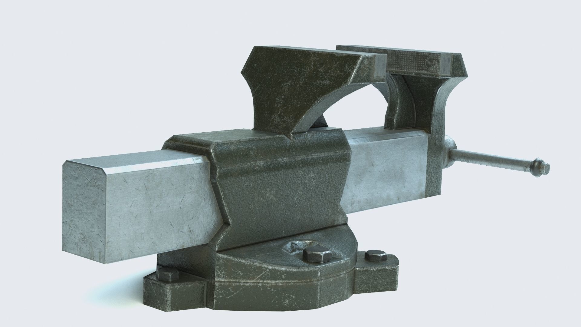 vice tool Low-poly 3D model_3