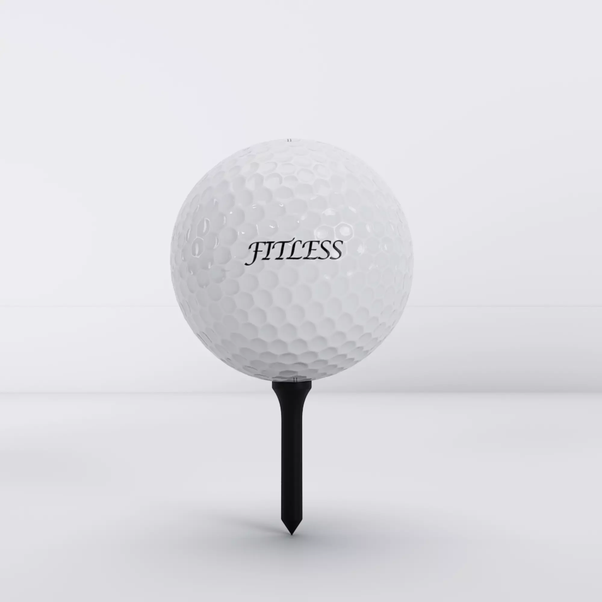 Golf Ball Low-poly 3D model_0