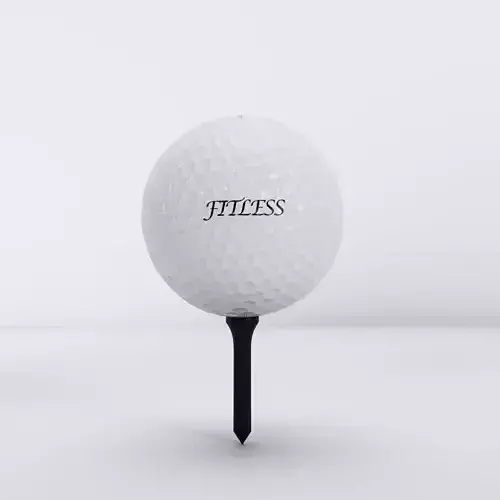 Golf Ball Low-poly 3D model