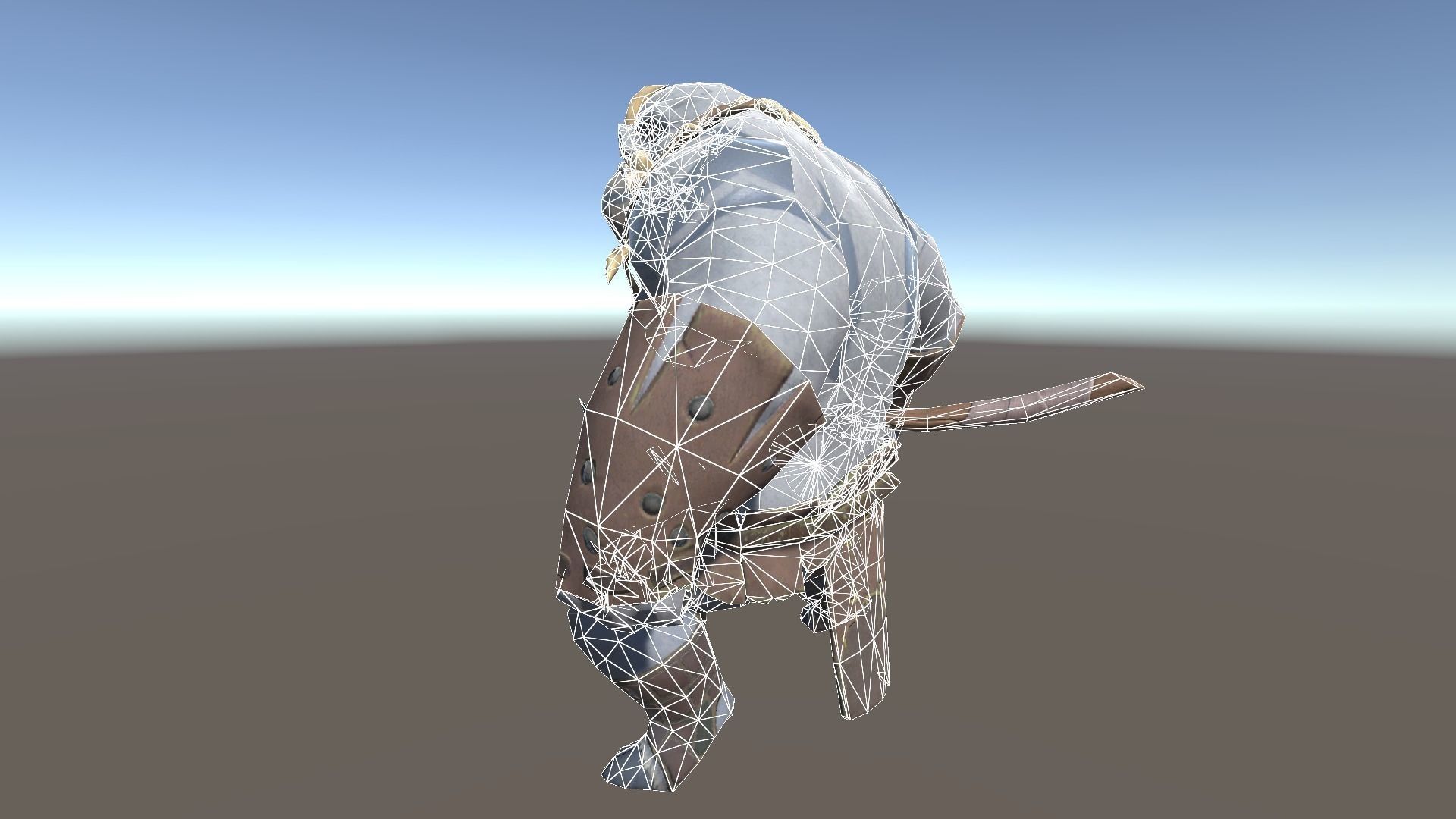 Ogre 1 humanoid with axe Low-poly 3D model_12