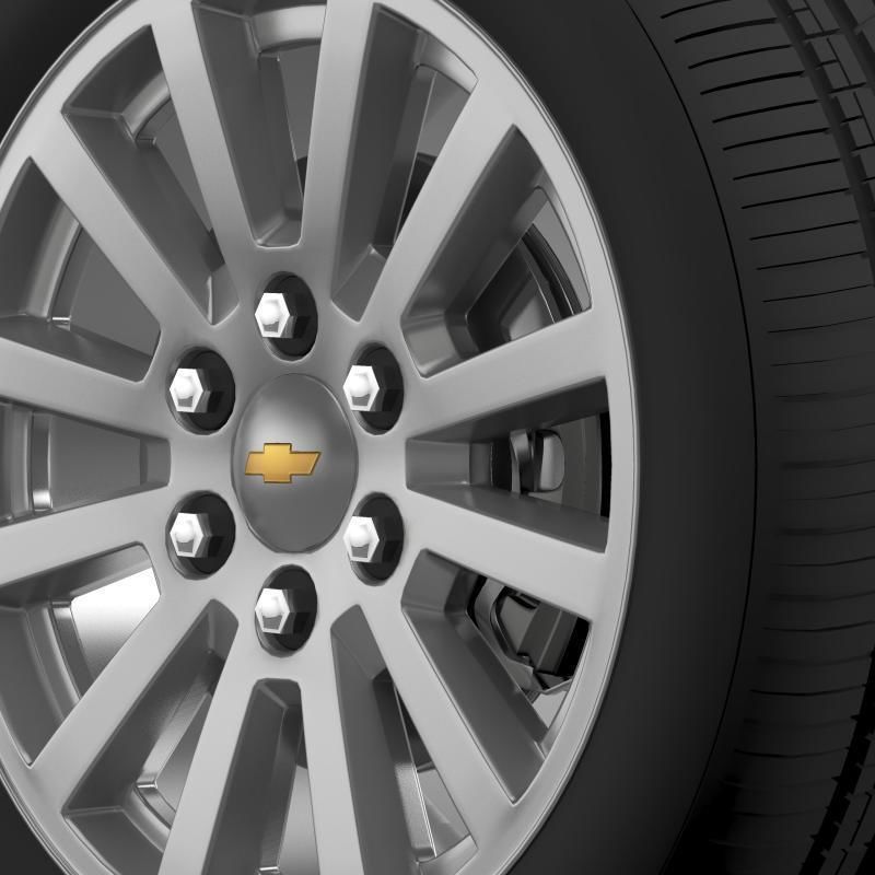 Chevrolet Tahoe Hybrid 2012 wheel 3D model_7