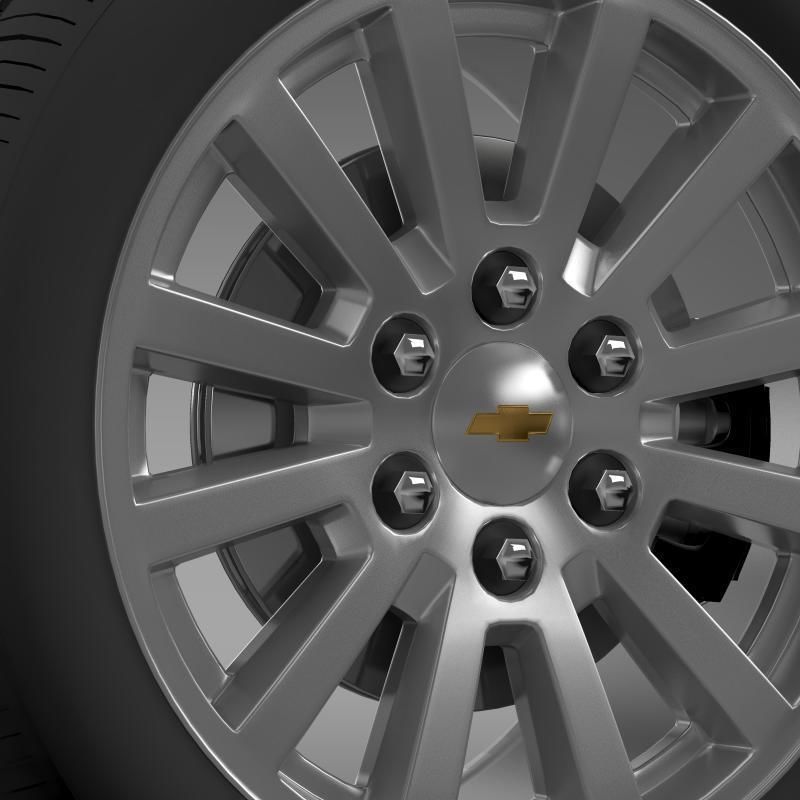 Chevrolet Tahoe Hybrid 2012 wheel 3D model_6