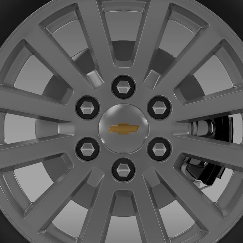 Chevrolet Tahoe Hybrid 2012 wheel 3D model_8