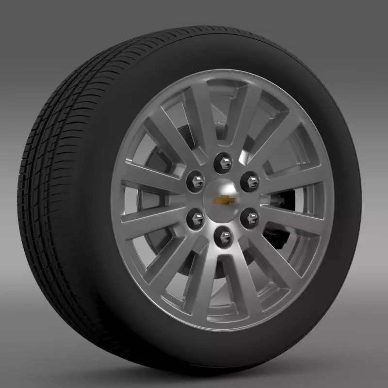 Chevrolet Tahoe Hybrid 2012 wheel 3D model_0