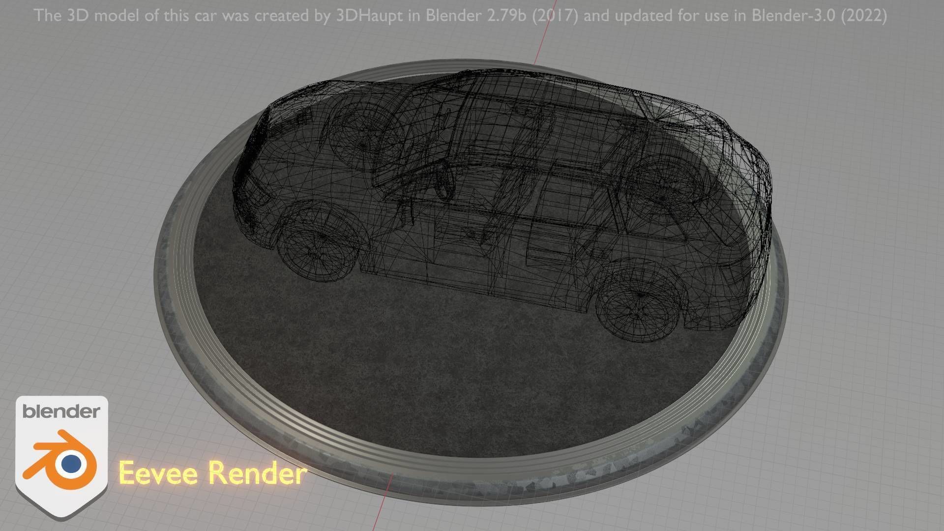 City Car 7 SUV Type-B Black  Low-poly 3D model_65