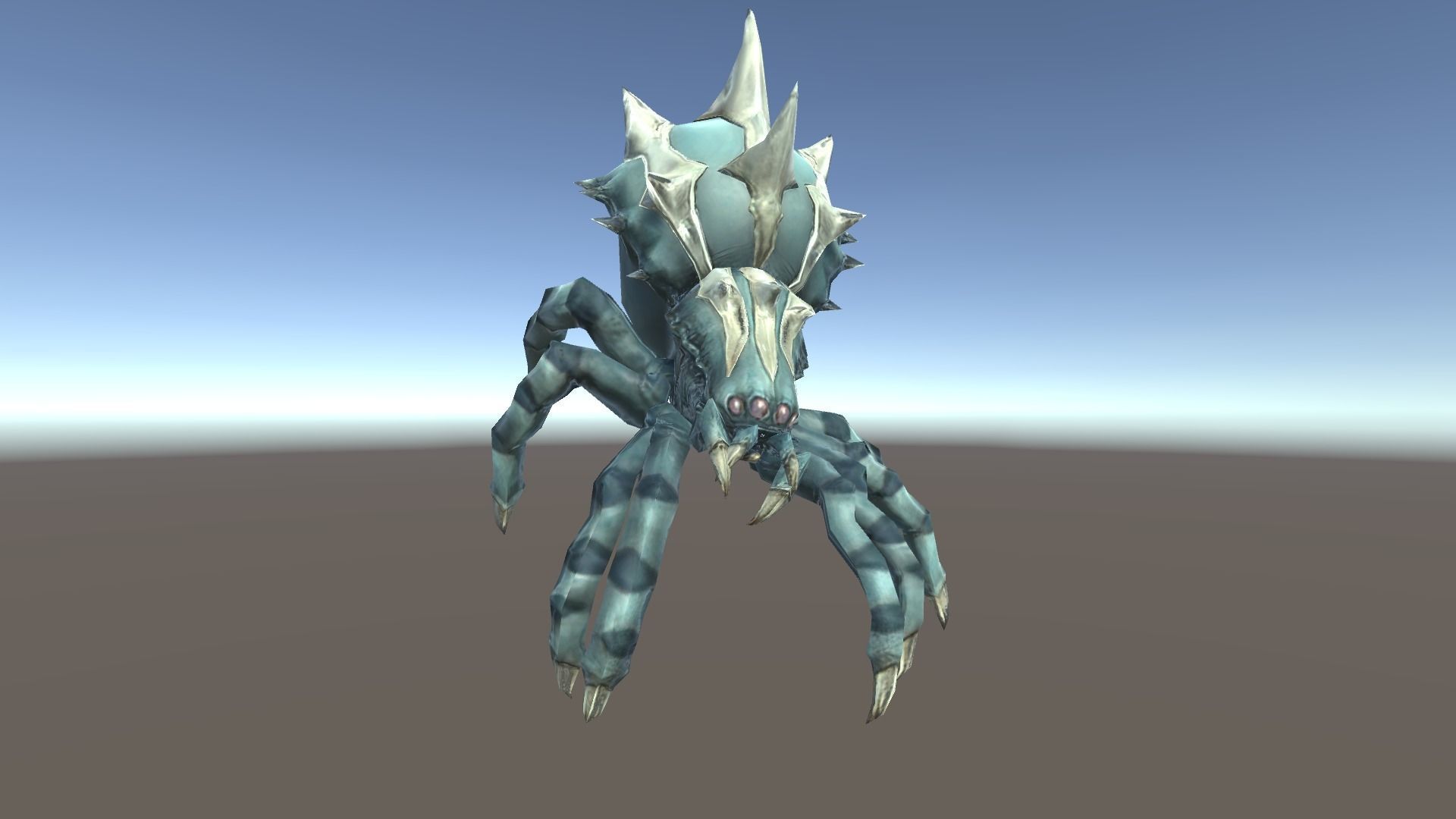 Spider 2 Low-poly 3D model_1