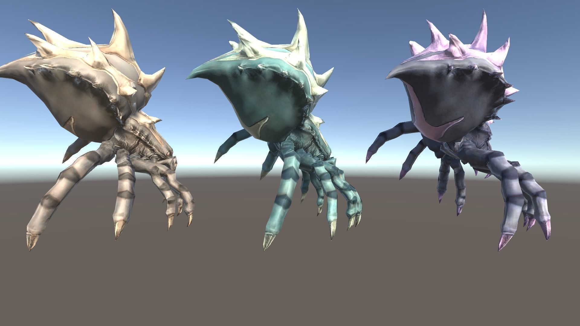 Spider 2 Low-poly 3D model_9