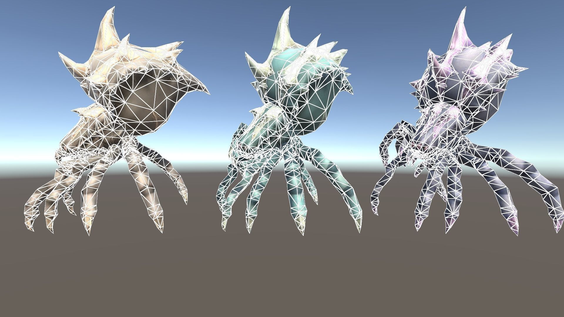 Spider 2 Low-poly 3D model_14