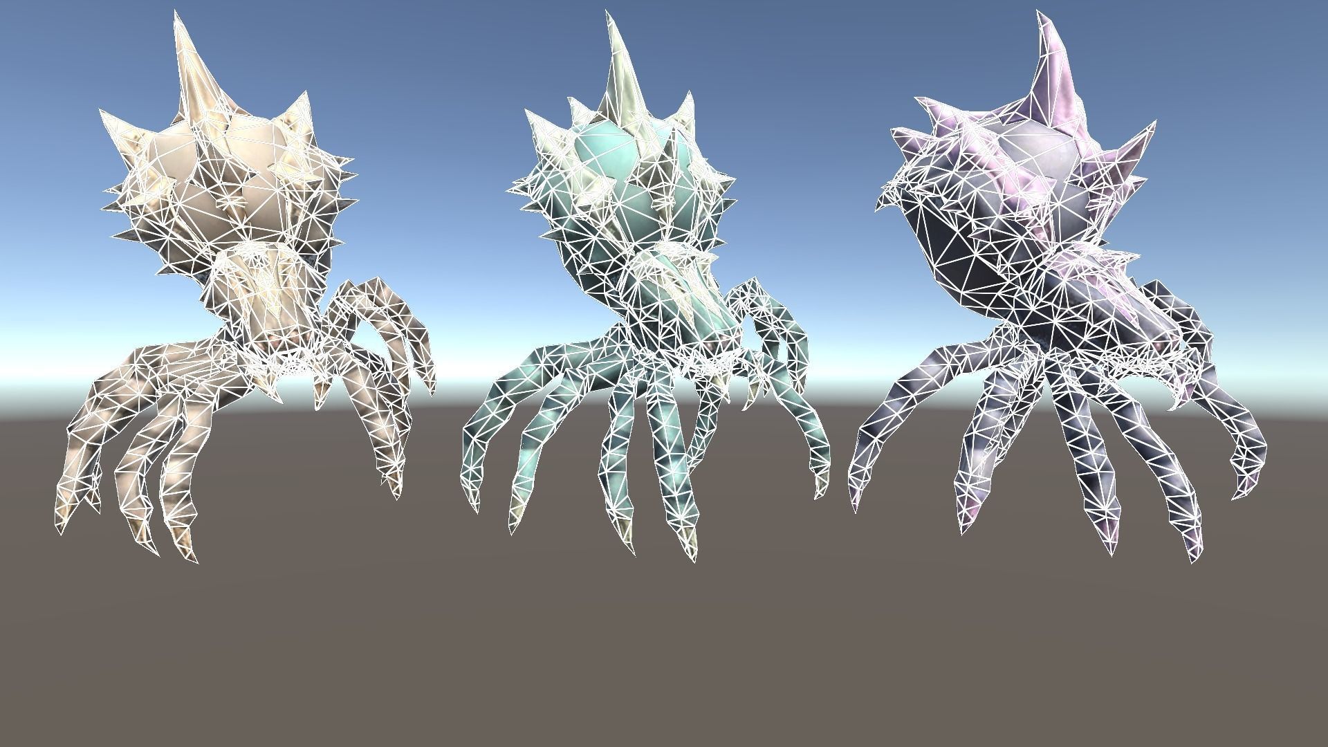 Spider 2 Low-poly 3D model_20