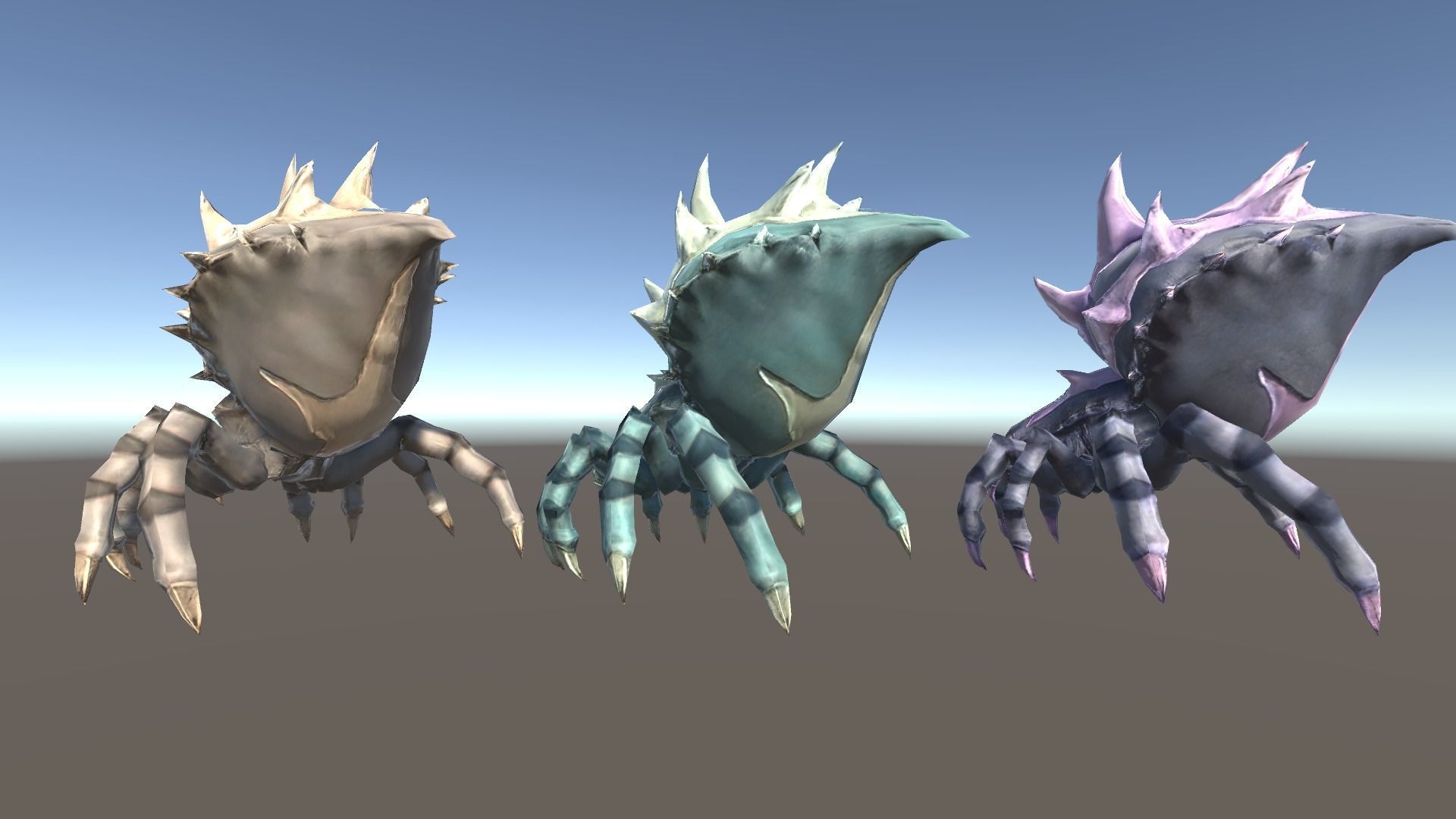 Spider 2 Low-poly 3D model_6