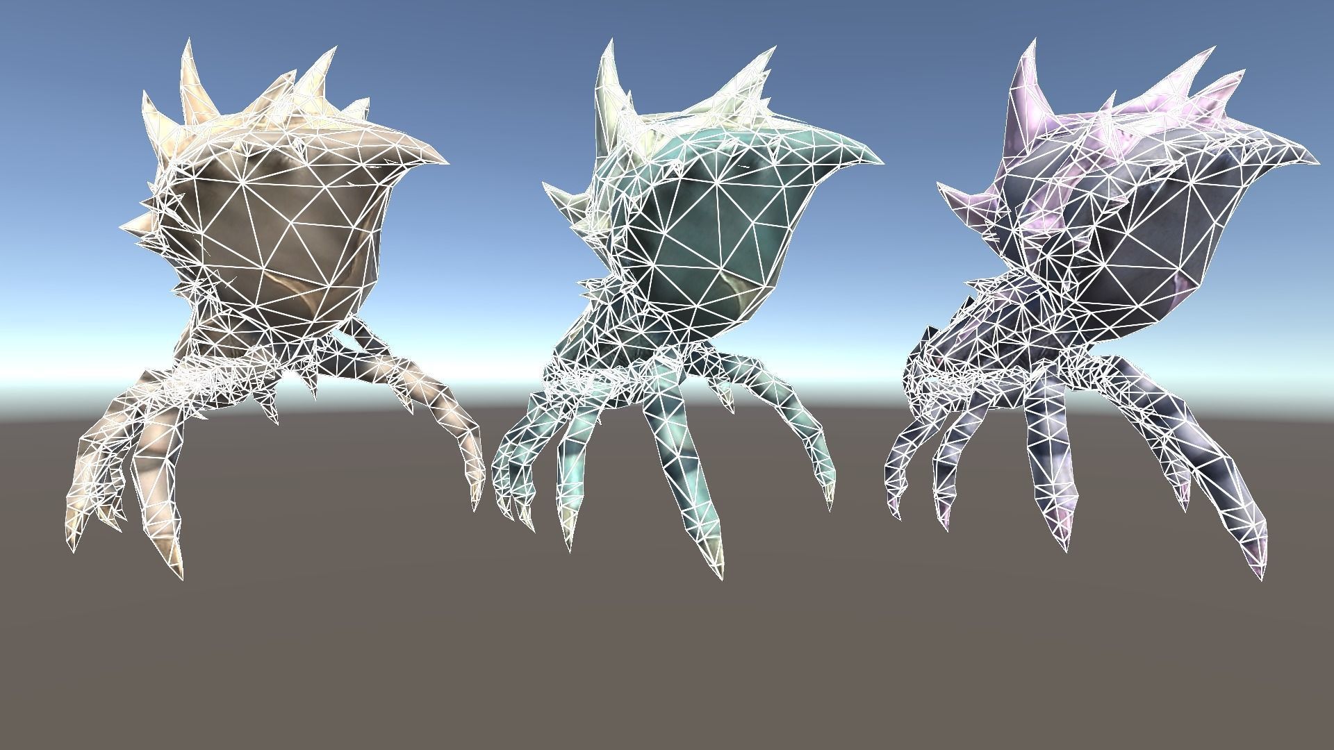 Spider 2 Low-poly 3D model_15