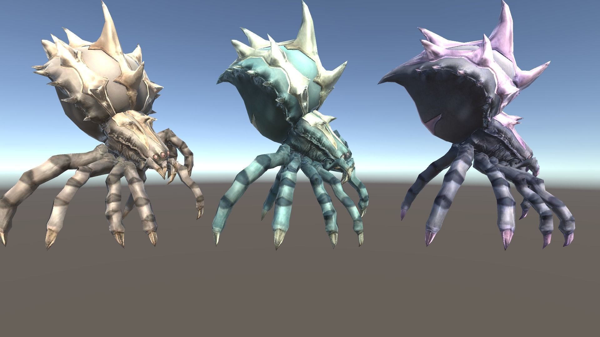 Spider 2 Low-poly 3D model_10