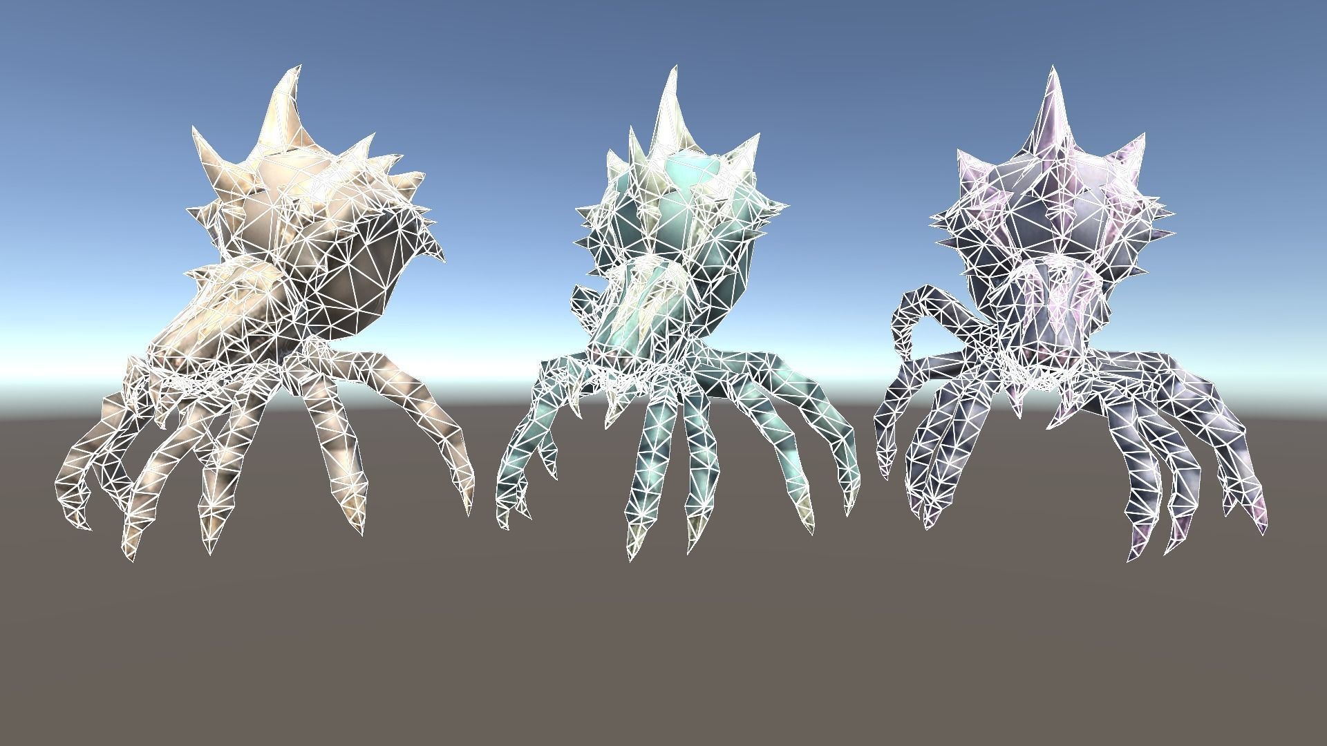 Spider 2 Low-poly 3D model_13