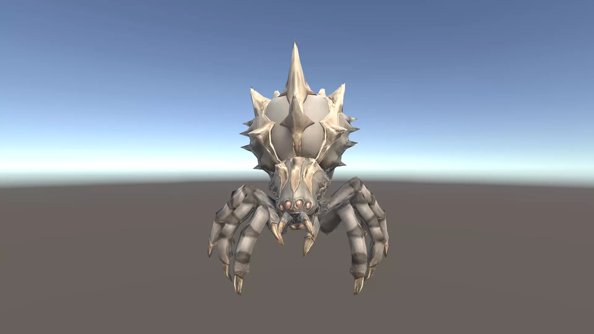 Spider 2 Low-poly 3D model_0