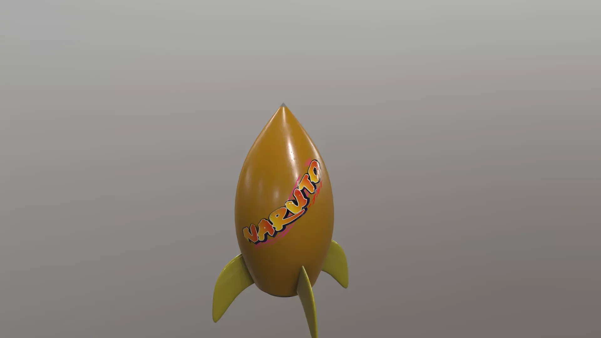 It is rocket PS Naruto style 3D model