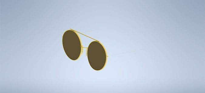 Sun glasses 3D print model