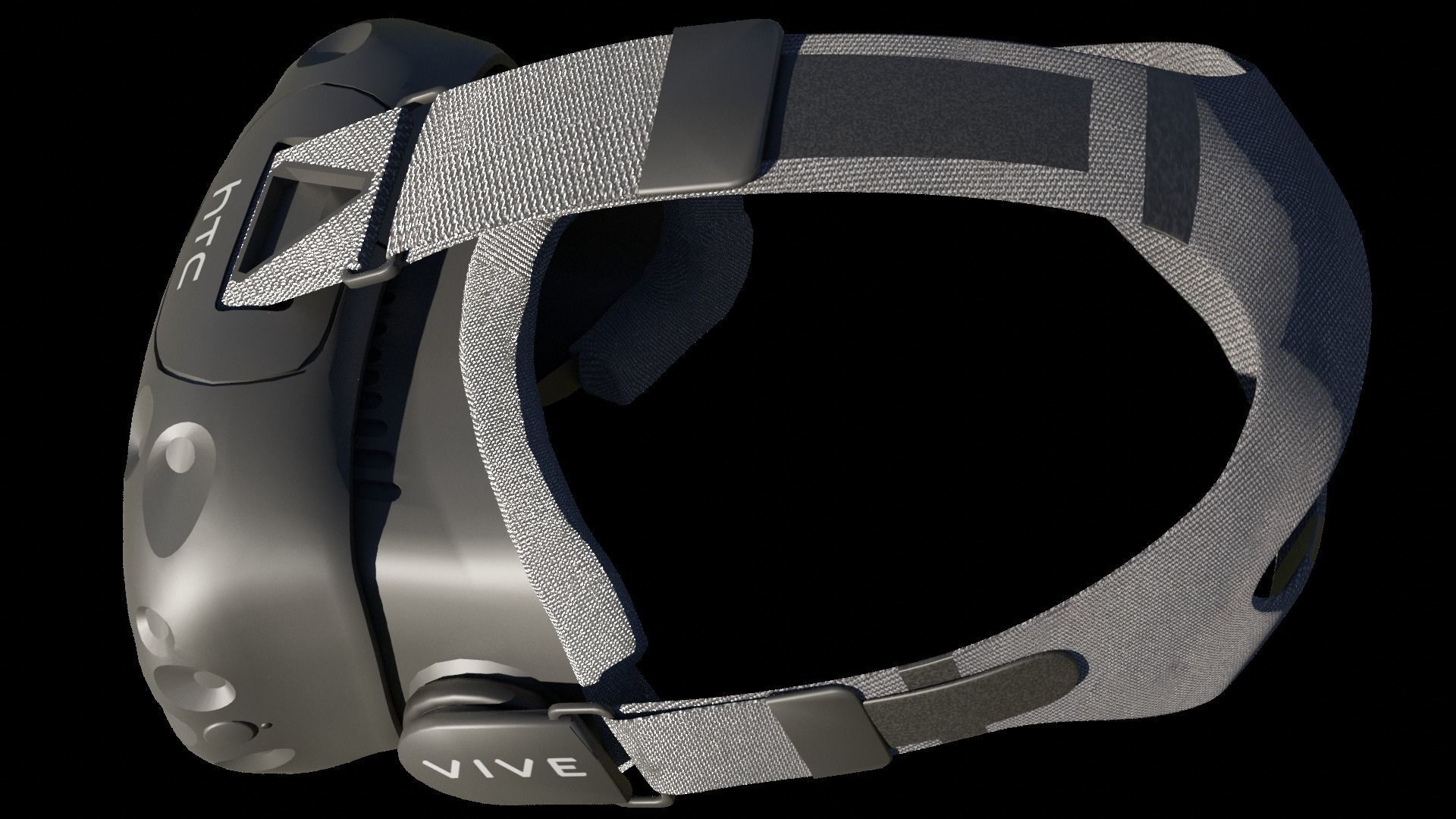 HTC VR Headset Low-poly 3D model_2