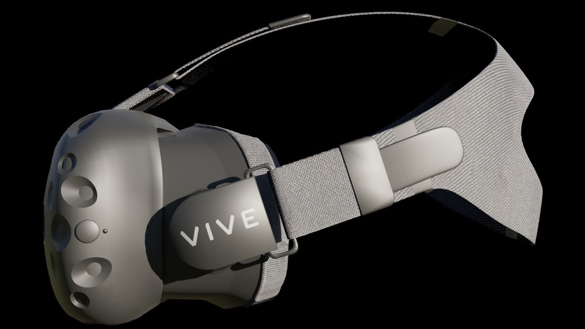 HTC VR Headset Low-poly 3D model_3