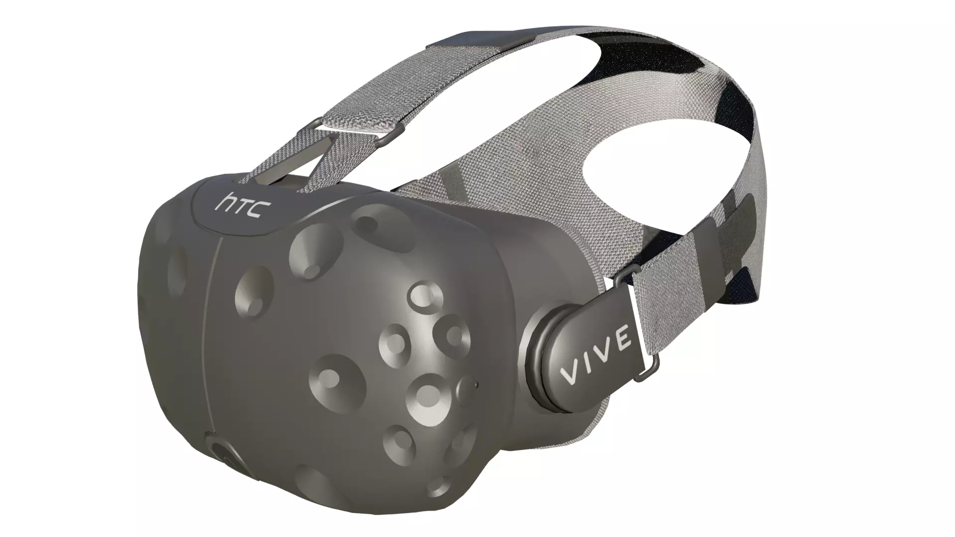 HTC VR Headset Low-poly 3D model_0